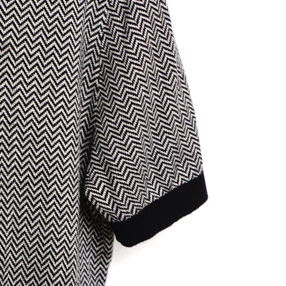 Todd Snyder Silk Blend Herringbone Knit Polo - Picture 4 of 4